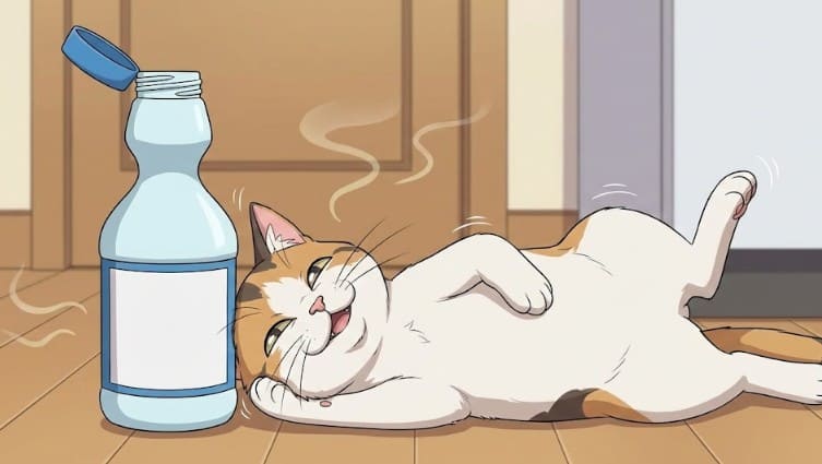 ハイターの臭いは猫にとってまたたびと同じ