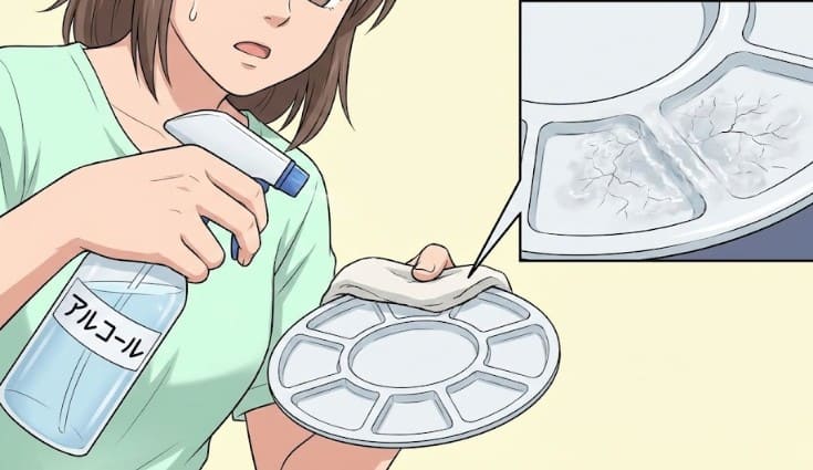 アルコールでパレットが溶ける危険性