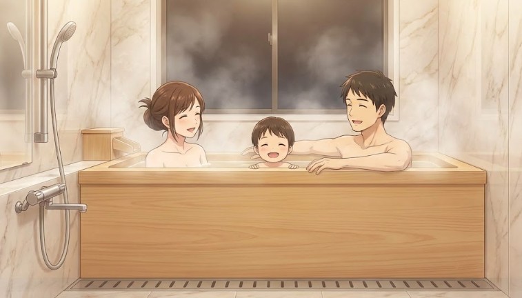 ヒノキや大理石の浴槽は実は使用可能