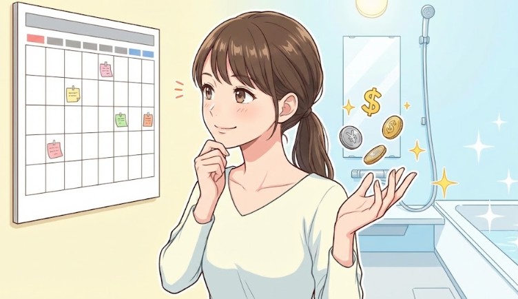 頻度を守ってコスパ良く黒カビ予防