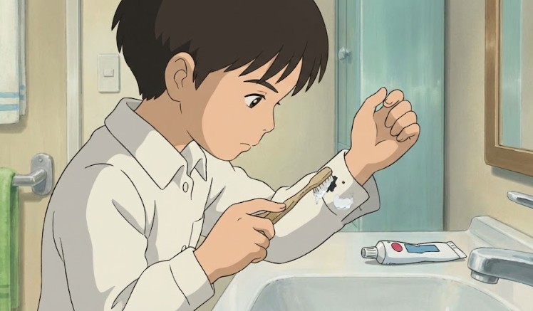 歯磨き粉の研磨作用を使って薄くする応急処置