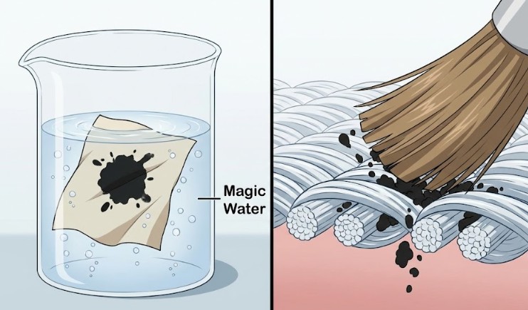 魔法水よりも物理的な除去が必要な化学的理由
