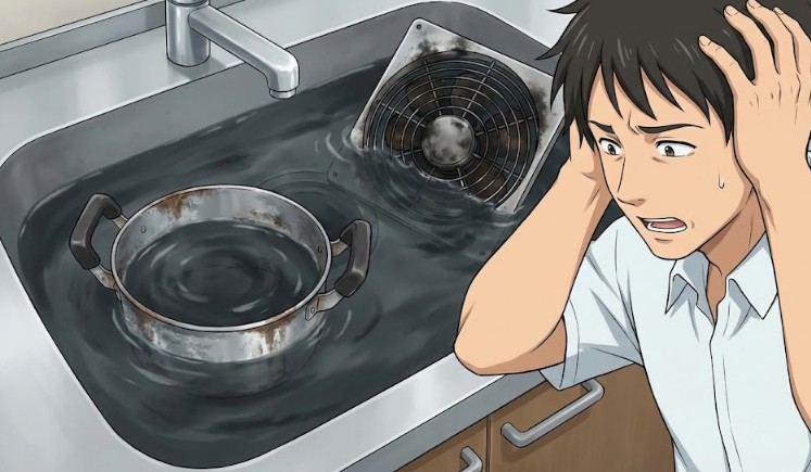 黒やグレーの水はアルミ腐食の失敗例