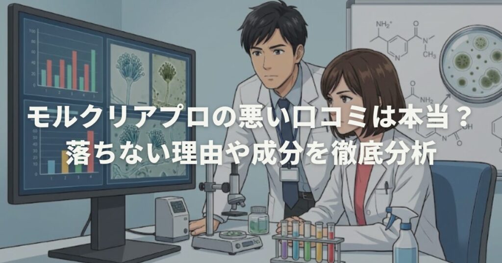 モルクリアプロの悪い口コミは本当？落ちない理由や成分を徹底分析